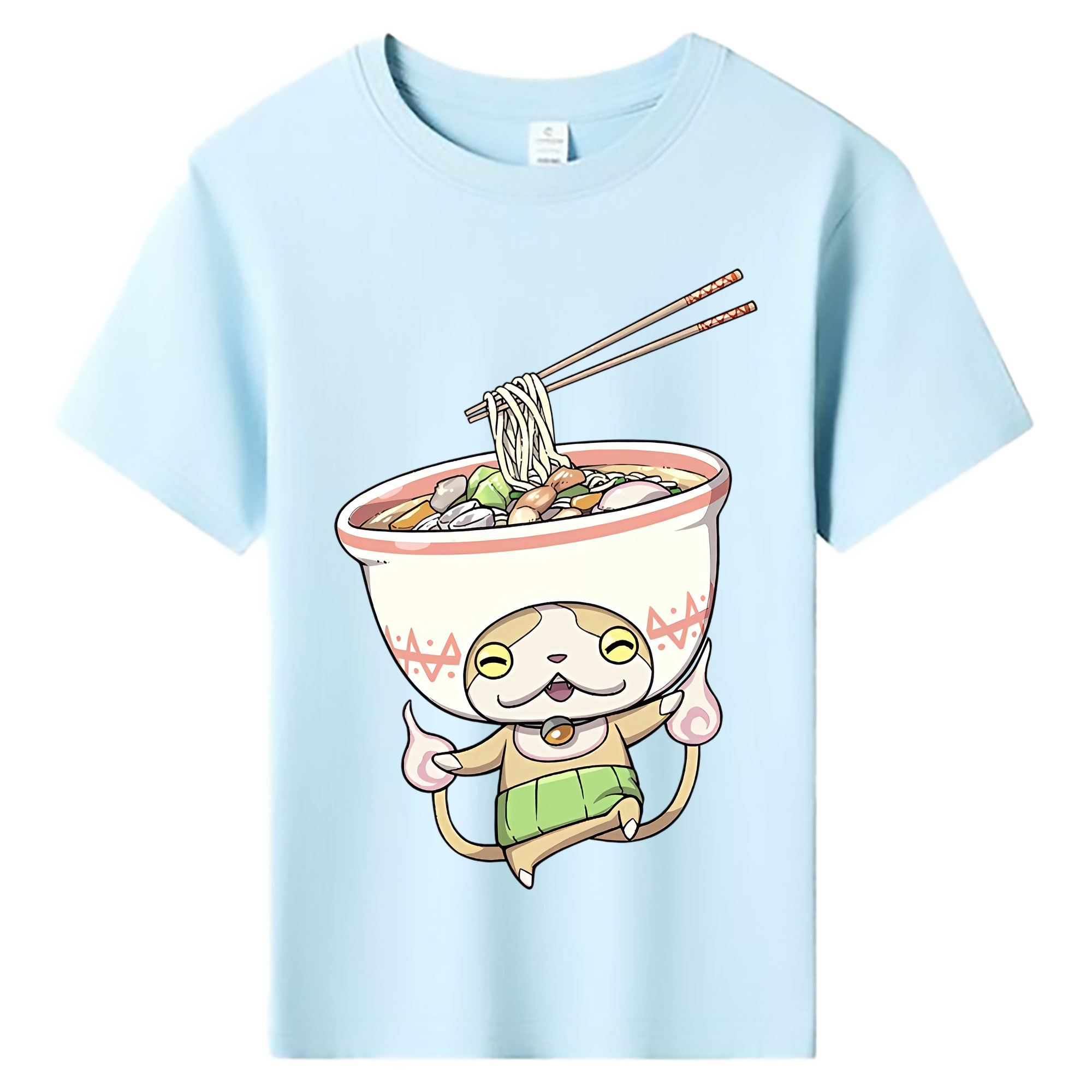 （画像用） 妖怪ウォッチ Yo-kai Watch 綿100％キッズTシャツ（フロントプリント）